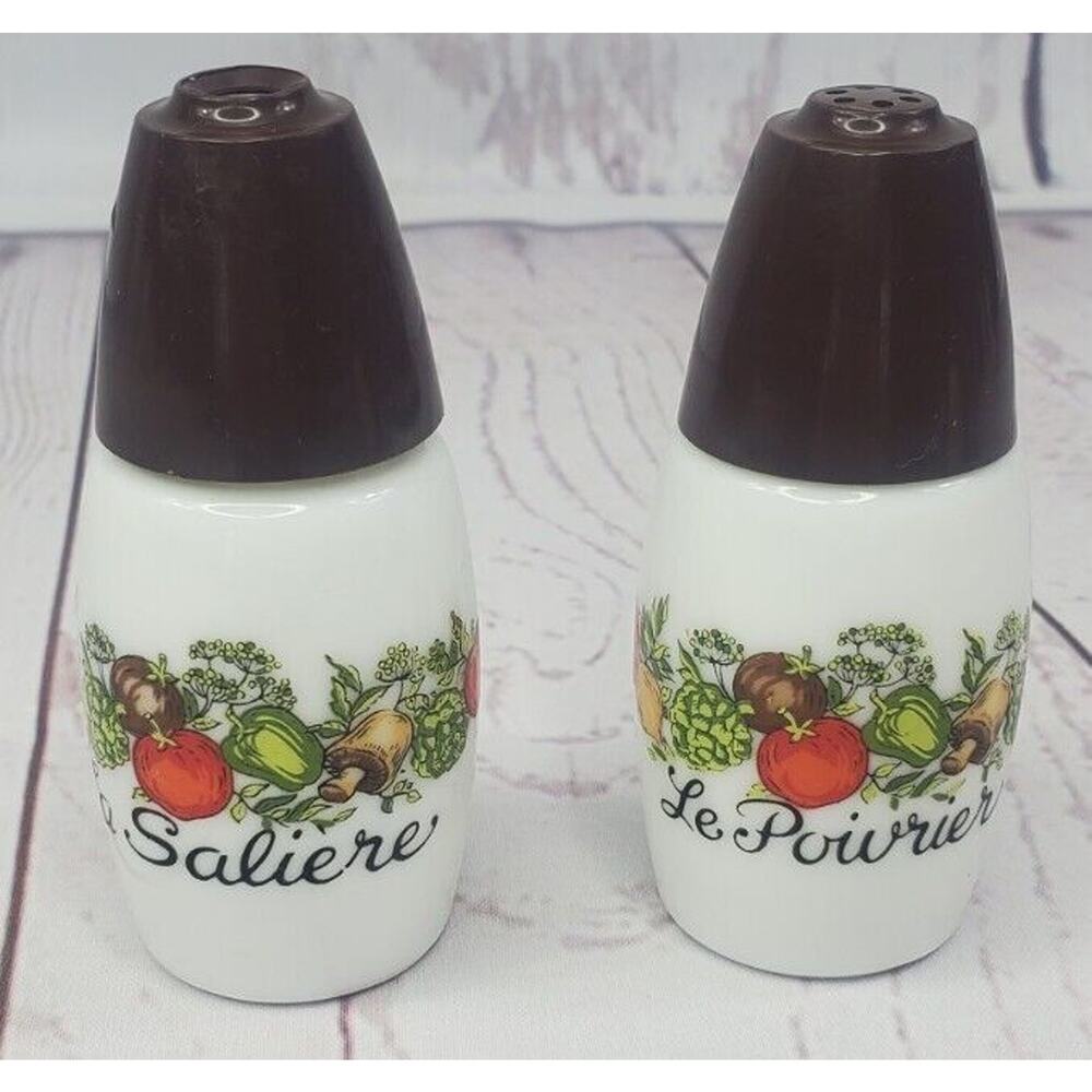 Westinghouse Spice of Life Salt and Pepper Shakers with Brown Lids